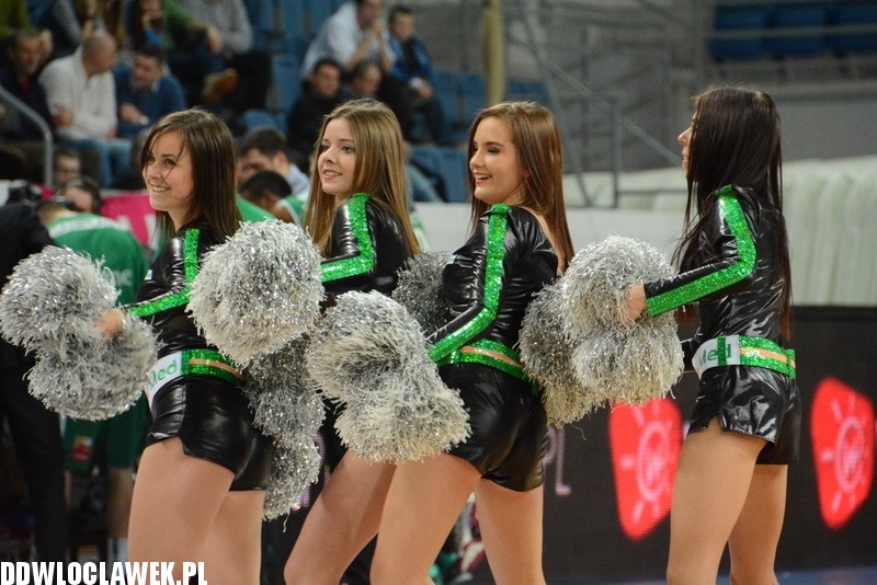Cheerleaderki na meczu Anwil - Stelmet