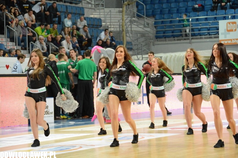 Cheerleaderki na meczu Anwil - Stelmet