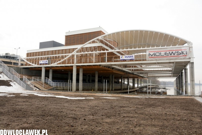 Nowa przystań na rzece Wiśle