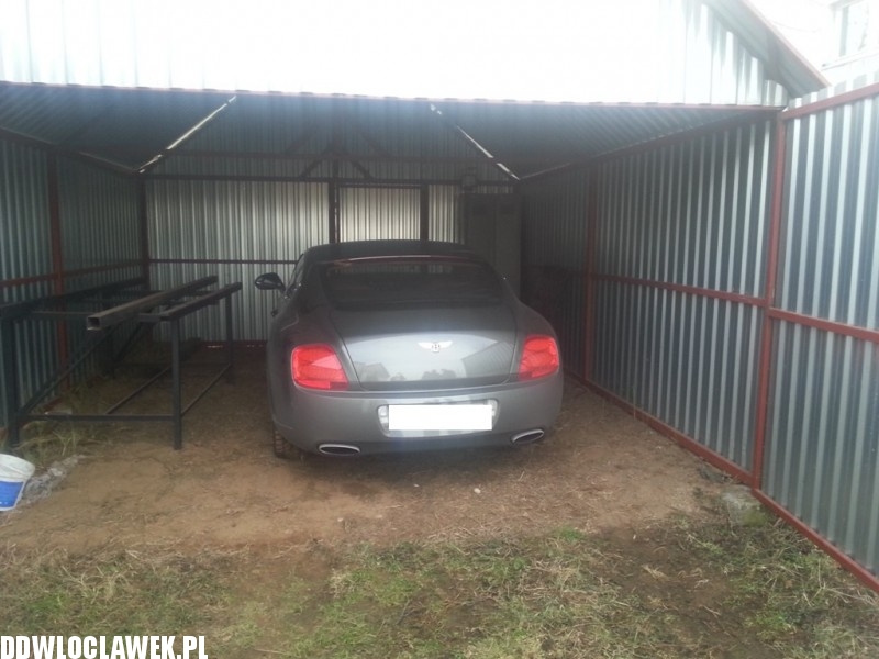 Bentley namierzony pod Włocławkiem
