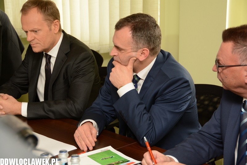 Donald Tusk w regionie włocławskim