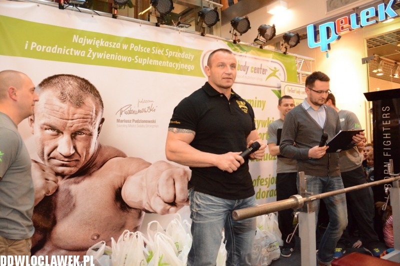 Mariusz Pudzianowski we Włocławku