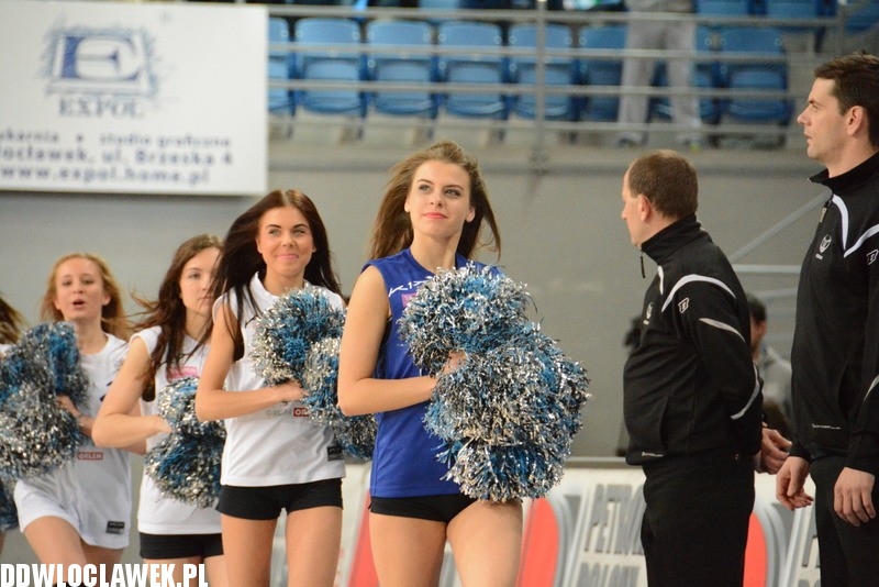 Cheerleaderki na meczu Anwil - Stelmet