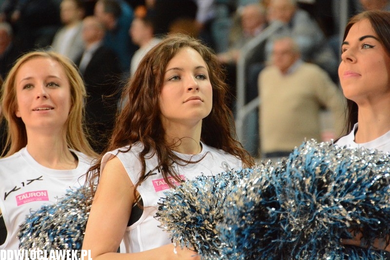 Cheerleaderki na meczu Anwil - Stelmet