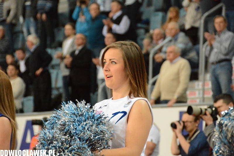 Cheerleaderki na meczu Anwil - Stelmet