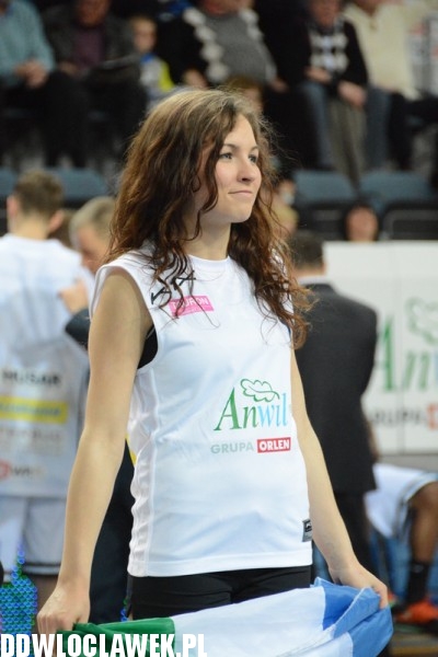 Cheerleaderki na meczu Anwil - Stelmet