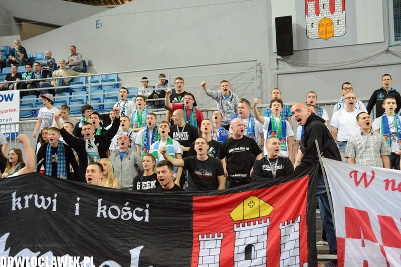 Kibice podczas meczu Anwil - Czarni Słupsk