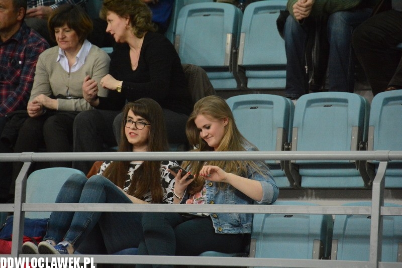 Kibice podczas meczu Anwil - Czarni Słupsk