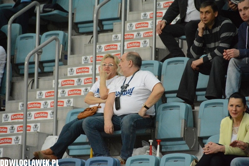 Kibice podczas meczu Anwil - Czarni Słupsk