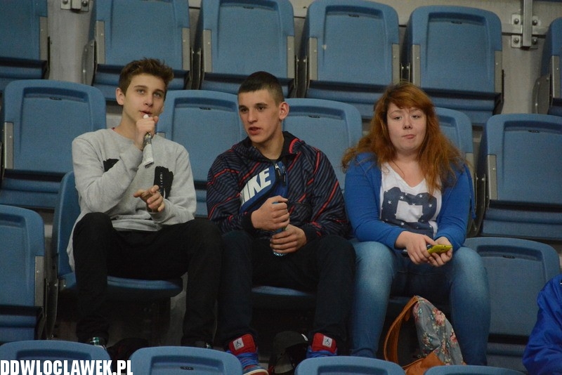 Kibice podczas meczu Anwil - Czarni Słupsk