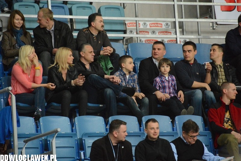 Kibice podczas meczu Anwil - Czarni Słupsk
