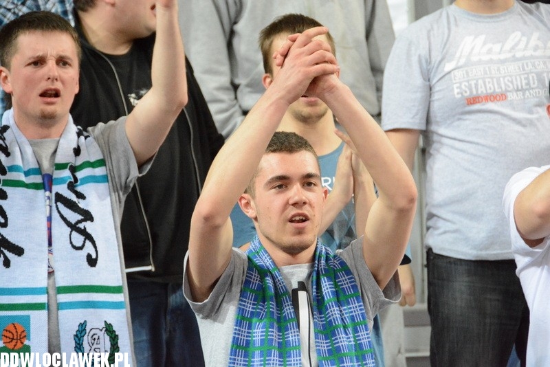 Kibice podczas meczu Anwil - Czarni Słupsk