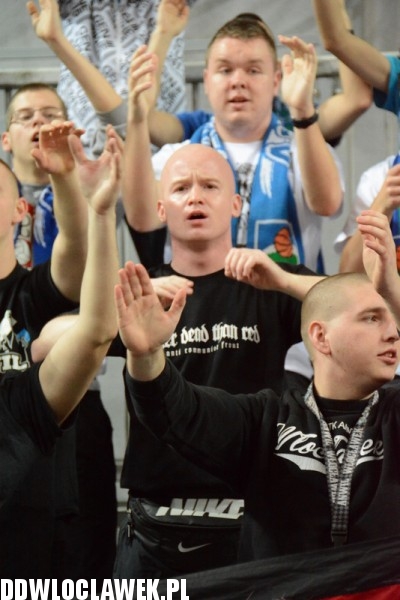 Kibice podczas meczu Anwil - Czarni Słupsk