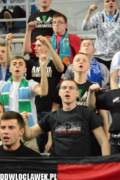 Kibice podczas meczu Anwil - Czarni Słupsk