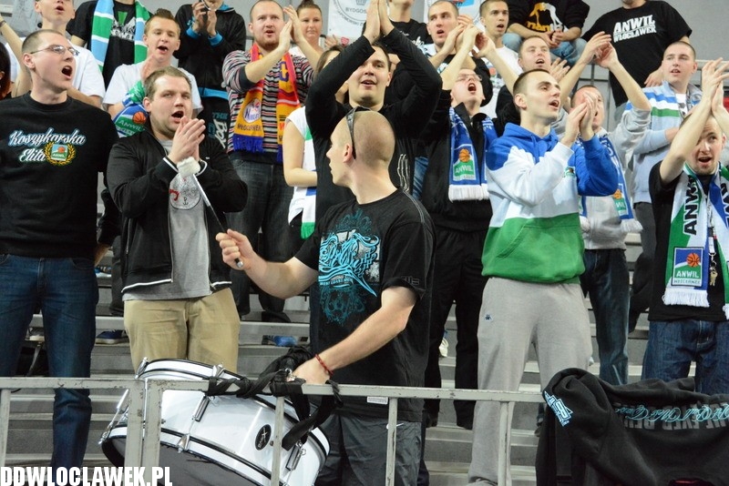 Kibice podczas meczu Anwil - Trefl Sopot