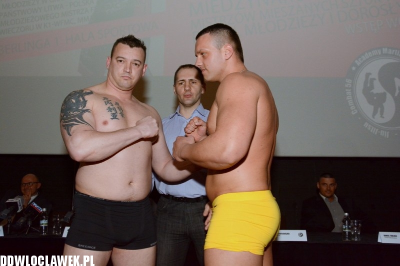 Ważenie zawodników przed galą MMA w Łasku