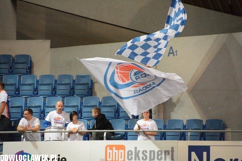 Kibice podczas meczu Anwil - Rosa Radom