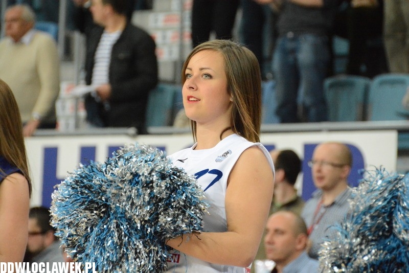 Cheerleaderki na meczu Anwil - Rosa Radom