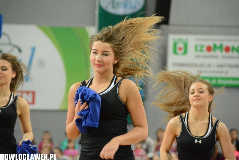 Cheerleaderki na meczu Anwil - Rosa Radom
