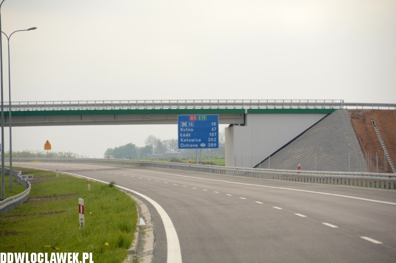 Autostrada A1: odcinek Pikutkowo - Kowal