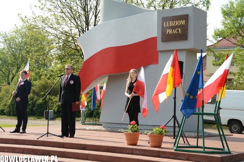 Uroczystości 1 maja we Włocławku