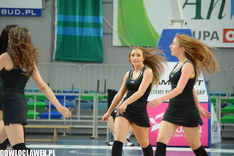 Cheerleaderki na meczu Anwil - Rosa Radom
