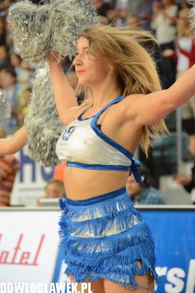 Cheerleaderki na meczu Anwil - Rosa Radom