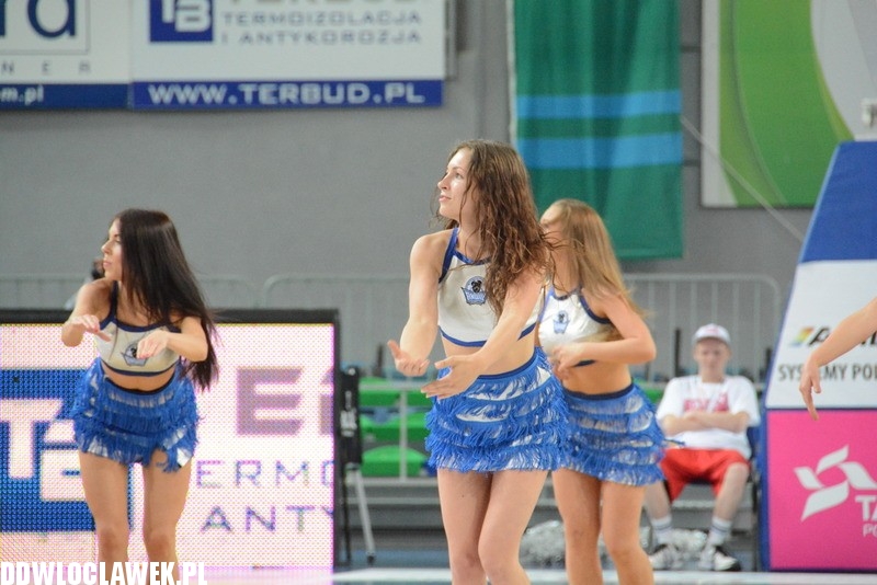 Cheerleaderki na meczu Anwil - Rosa Radom
