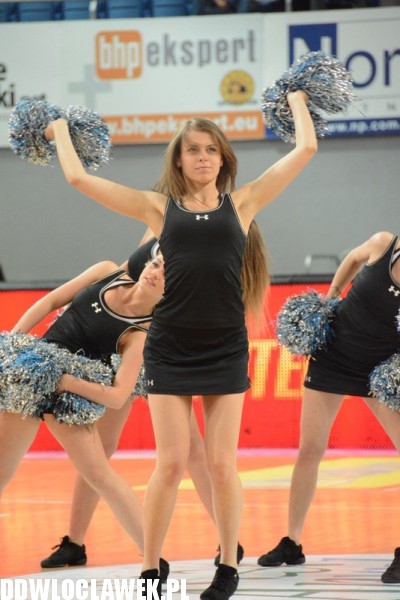 Cheerleaderki na meczu Anwil - Rosa Radom