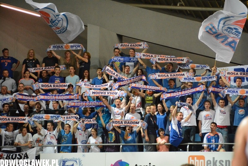 Kibice podczas meczu Anwil - Rosa Radom