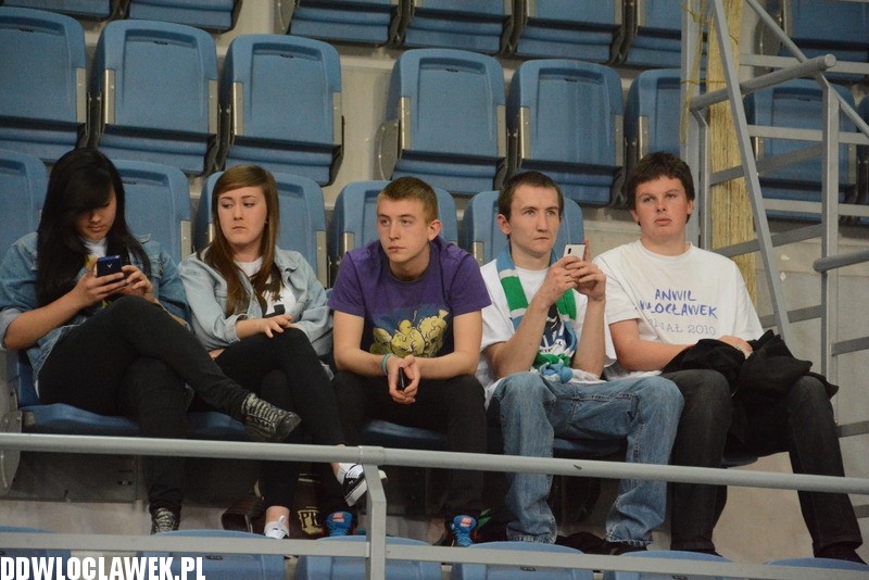 Kibice podczas meczu Anwil - Rosa Radom