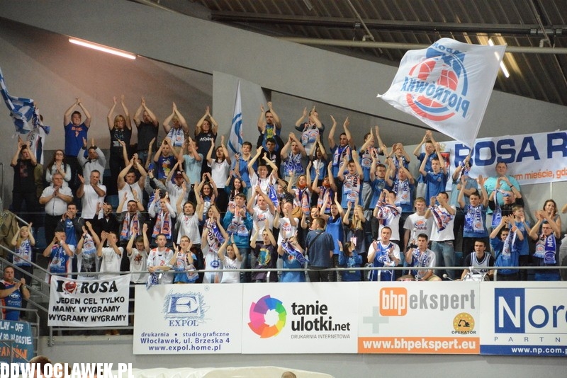 Kibice podczas meczu Anwil - Rosa Radom