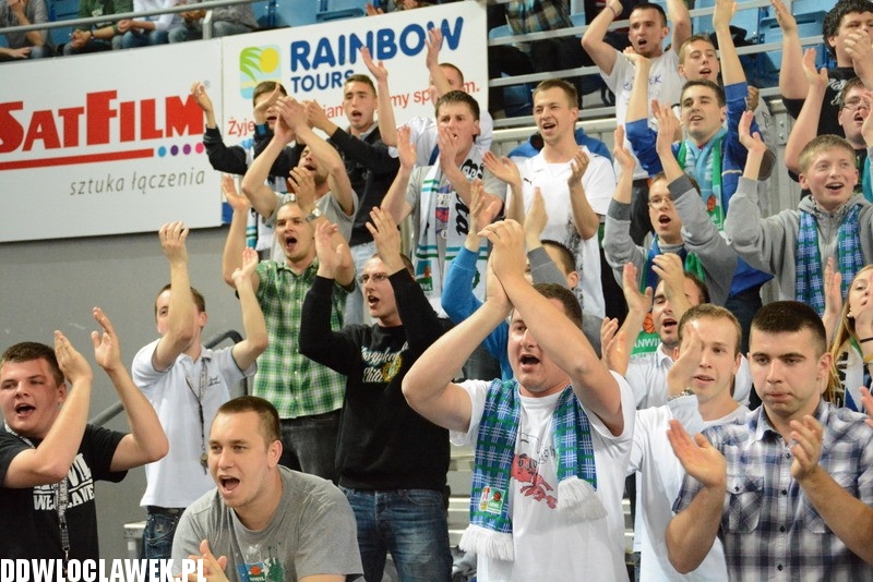 Kibice podczas meczu Anwil - Rosa Radom
