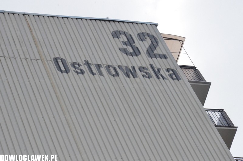 Protest mieszkańców bloku przy Ostrowskiej