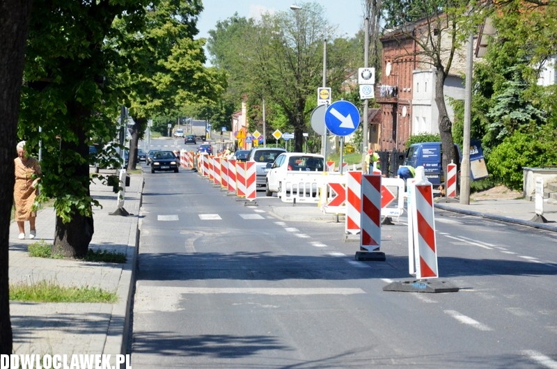 Prace MPWiK na ul. Lipnowskiej