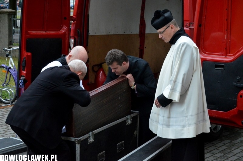 Symbole Światowych Dni Młodzieży we Włocławku