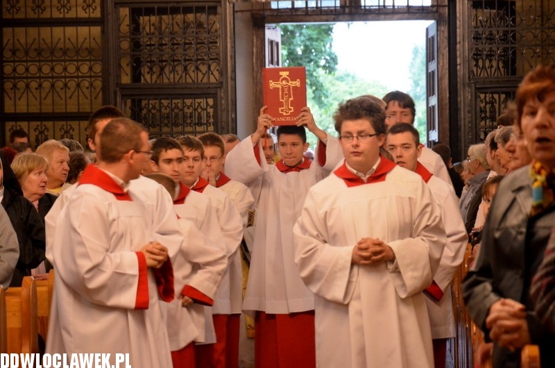 Symbole Światowych Dni Młodzieży we Włocławku