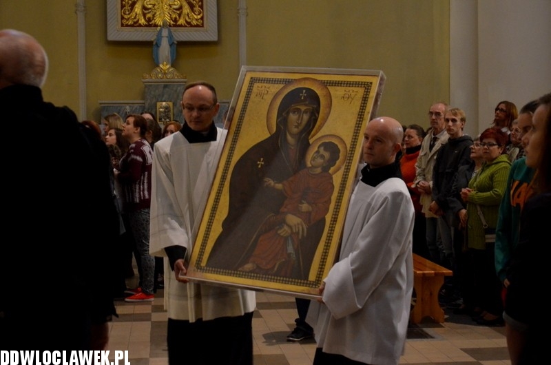 Symbole Światowych Dni Młodzieży we Włocławku
