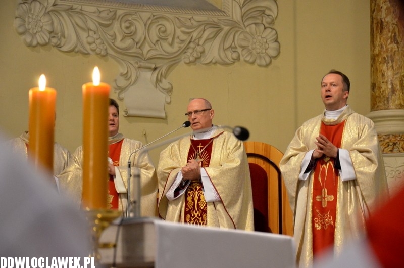 Symbole Światowych Dni Młodzieży we Włocławku