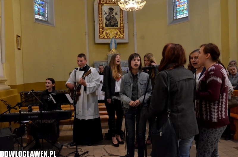 Symbole Światowych Dni Młodzieży we Włocławku