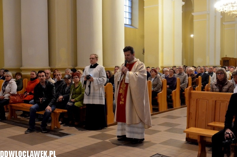 Symbole Światowych Dni Młodzieży we Włocławku