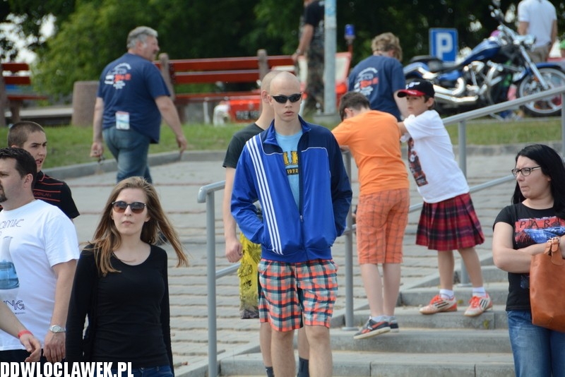 Zlot garbusów: postój przy basenie