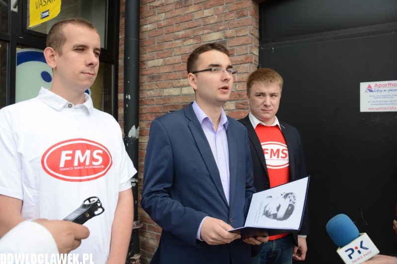 Kłódka i łańcuch dla posła PO od FMS
