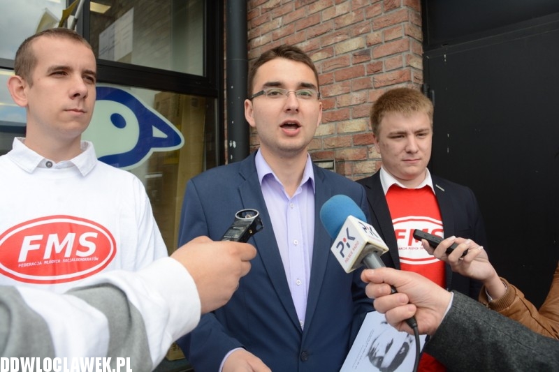 Kłódka i łańcuch dla posła PO od FMS