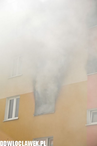 Pożar mieszkania przy ul. Smólskiej