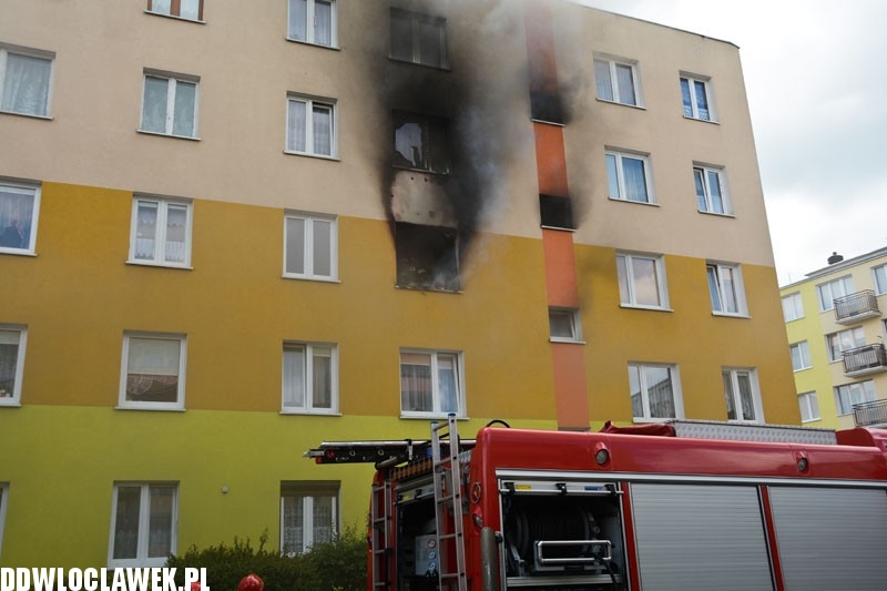 Pożar mieszkania przy ul. Smólskiej
