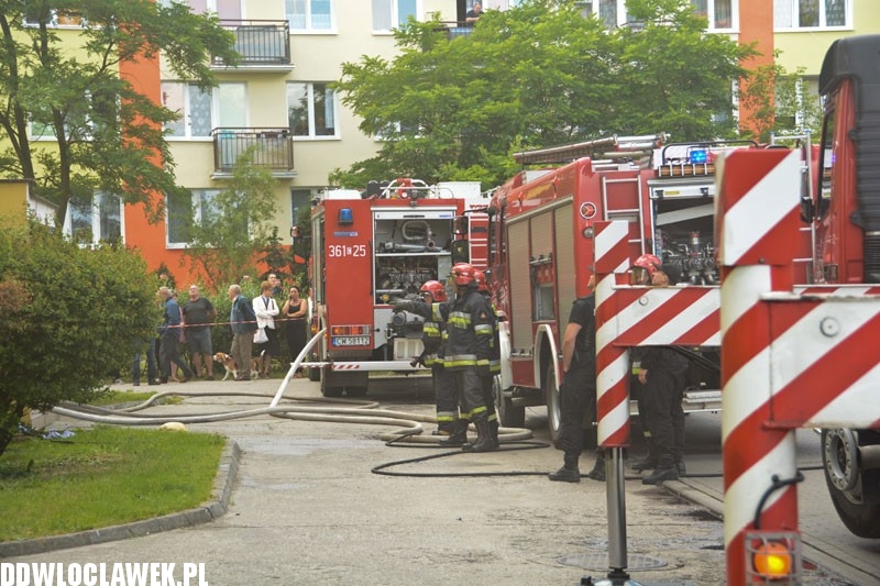 Pożar mieszkania przy ul. Smólskiej