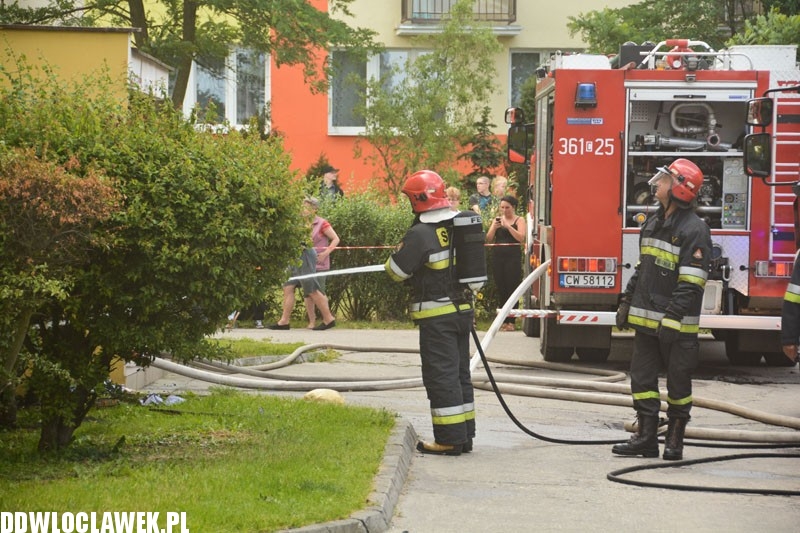 Pożar mieszkania przy ul. Smólskiej