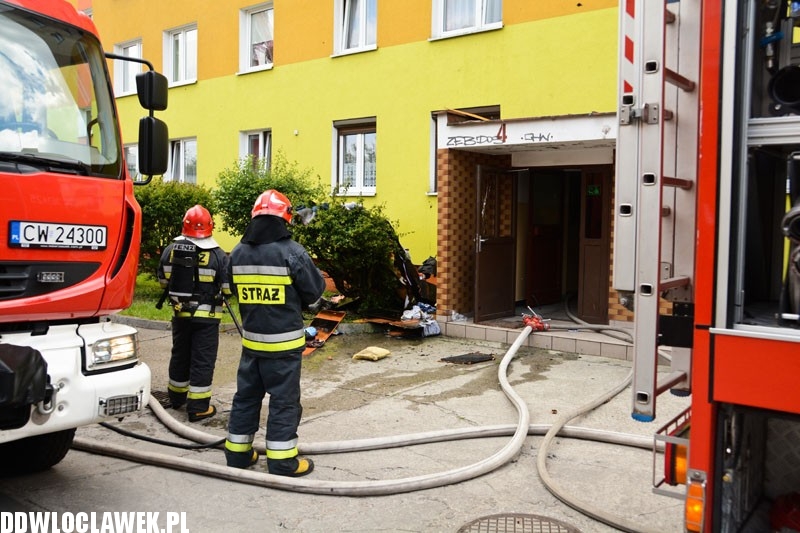 Pożar mieszkania przy ul. Smólskiej