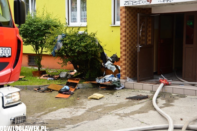 Pożar mieszkania przy ul. Smólskiej